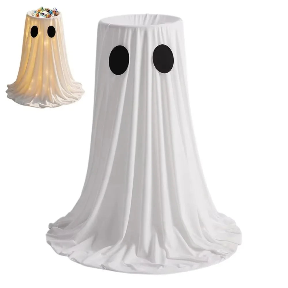 Glowing Ghost Halloween Candy Bowl – Light-Up Trick-or-Treat Holder 👻