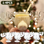 National Lampoon's Christmas Vacation Glass Moose Mug