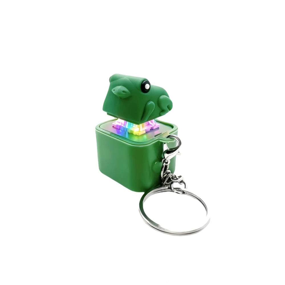 Screaming Animal Keychain – Funny Sound & Light Fidget Gadget