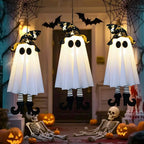 Light-Up Hanging Witch Ghosts – Halloween Decorations 👻