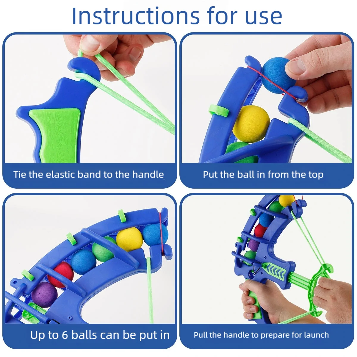 Kids Bow & Arrow Target Game – Sticky Ball Archery Play Set
