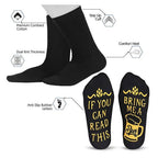 Bring Me a Beer Funny Socks – Novelty Gift for Beer Lovers
