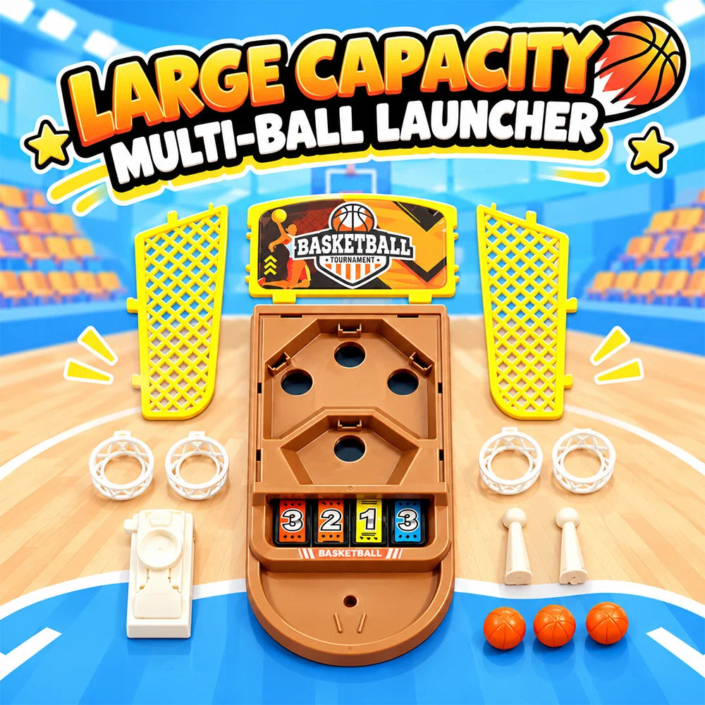 Tabletop Basketball Shooting Game Mini Finger Launcher Basketball Board Game Desktop Battle Interactive Game Halloween Christmas Thanksgiving Party Gift