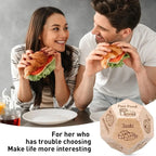 Decision Dice – Funny Wooden Dice for Couples, Date Nights & Indecisive People