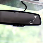 Cute Ghost & Heart Balloon Halloween Car Decal