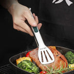 7/9/11Inch  Anti-Slip 304Stainless Steel Kitchen Food Tongs Bread Seng Clip Barbecue Cooking Accessories