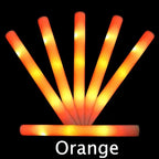 Orange LED Foam Glow Sticks – 20 or 30 Pack 🎃✨