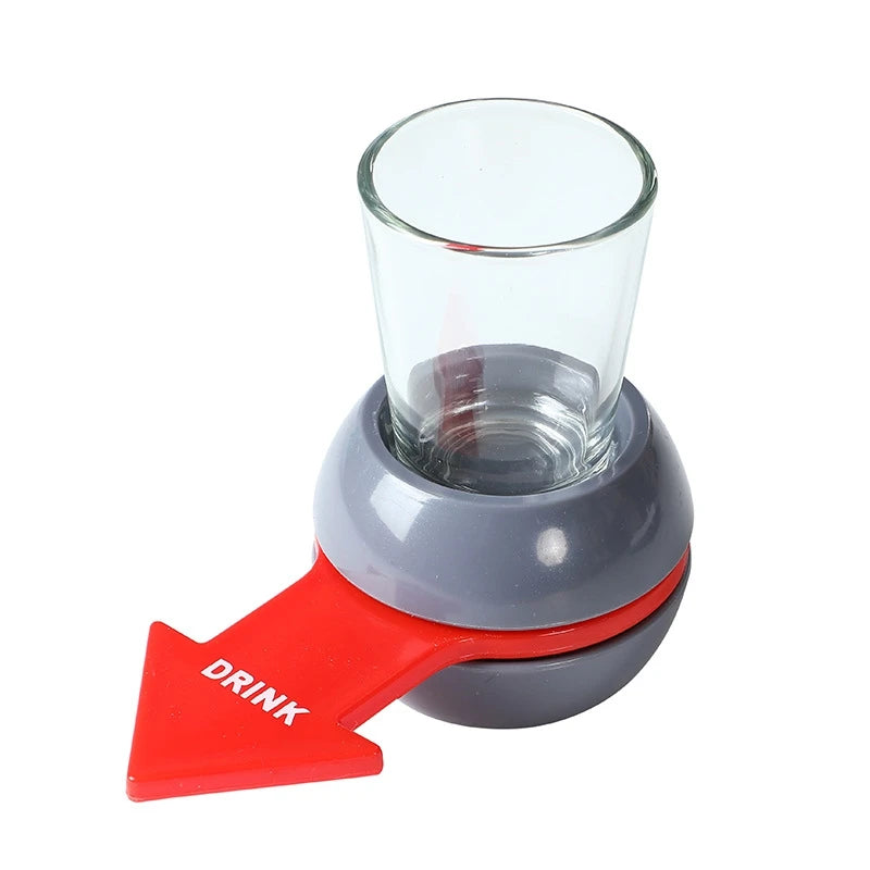Spin the Shot Drinking Game – Funny Arrow Spinner Shot Glass