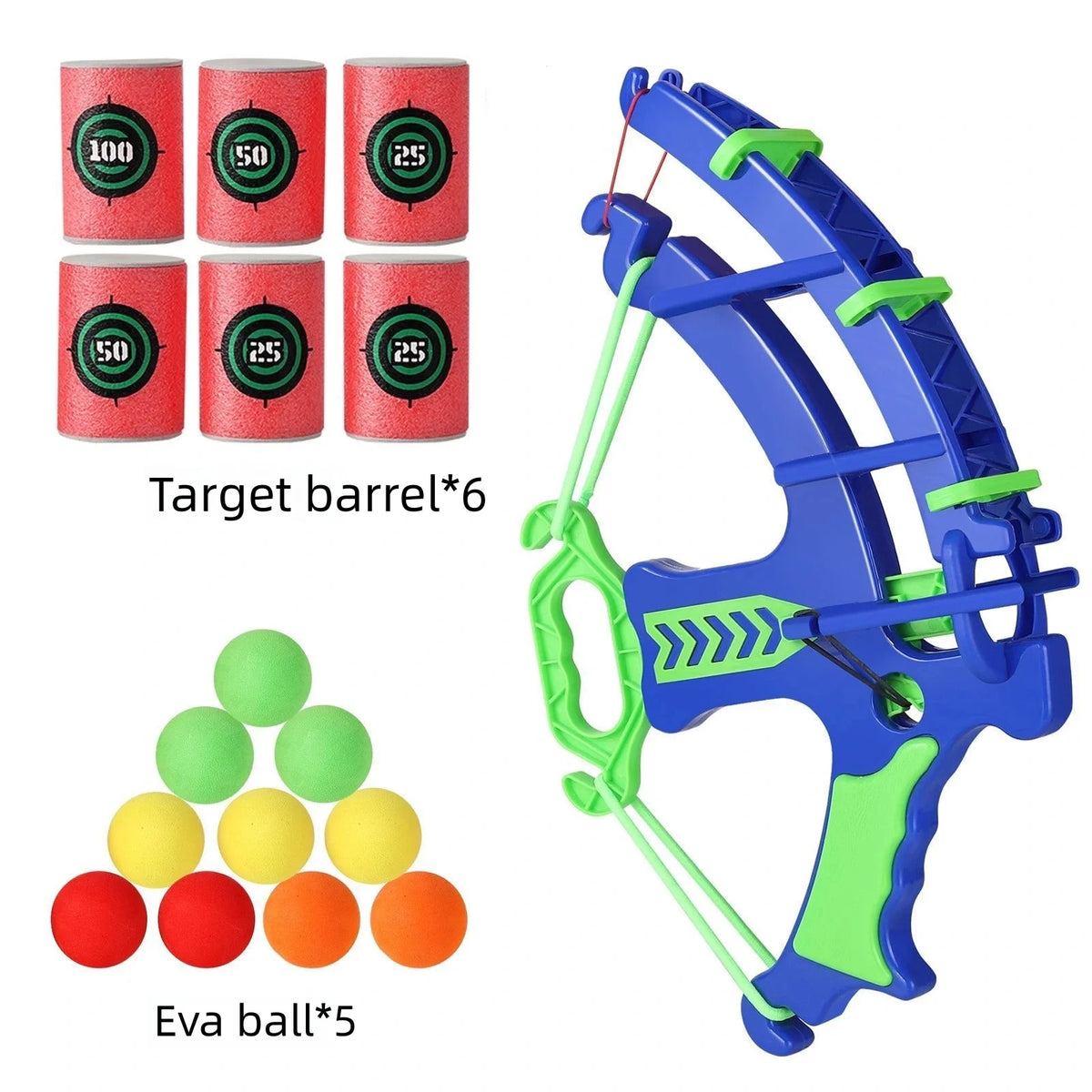 Kids Bow & Arrow Target Game – Sticky Ball Archery Play Set
