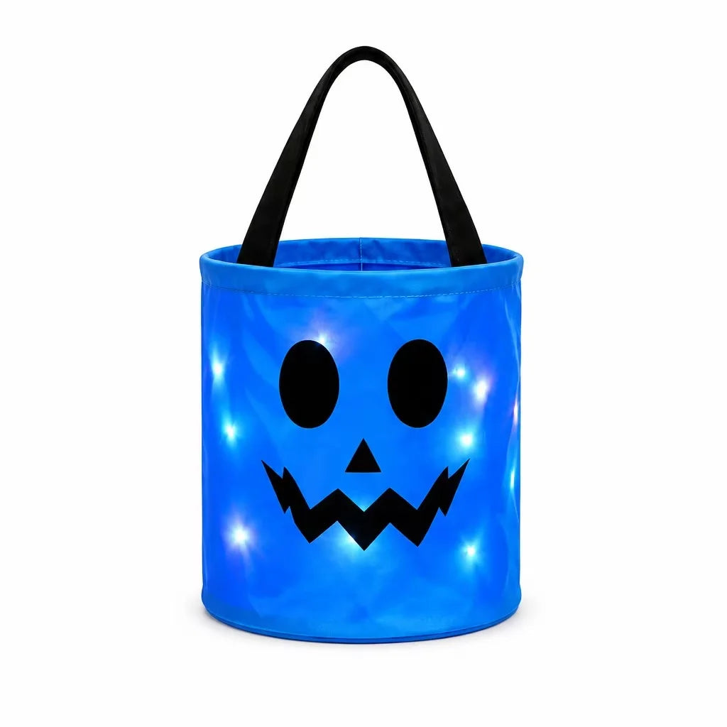 Light-Up Halloween Trick-or-Treat Candy Bucket 🎃✨