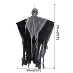 💀 Hanging Skull Ghost – Creepy Halloween Yard Decoration