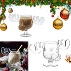 National Lampoon's Christmas Vacation Glass Moose Mug