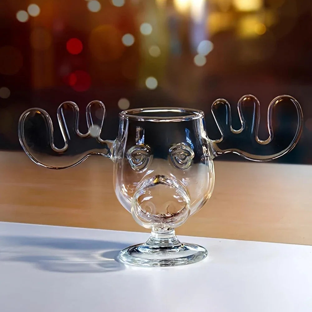 National Lampoon's Christmas Vacation Glass Moose Mug