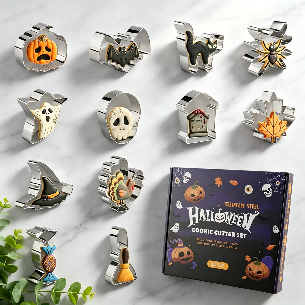 Halloween Cookie Cutter Sets – Spooky Baking Shapes 🎃👻