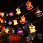 Halloween Character String Lights – Pumpkin, Ghost & More 🎃
