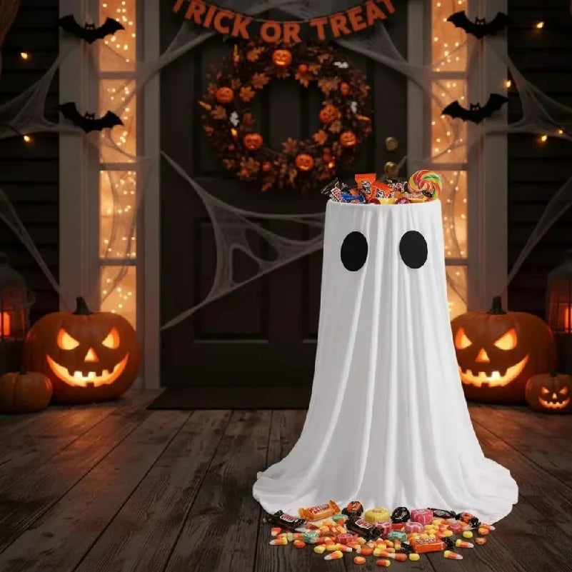 Glowing Ghost Halloween Candy Bowl – Light-Up Trick-or-Treat Holder 👻