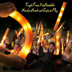 Orange LED Foam Glow Sticks – 20 or 30 Pack 🎃✨