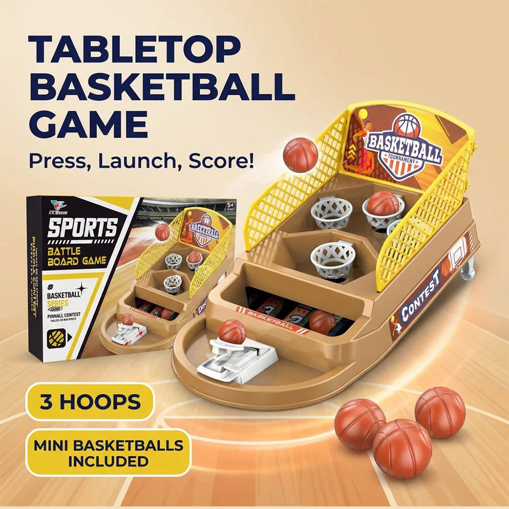 Tabletop Basketball Shooting Game Mini Finger Launcher Basketball Board Game Desktop Battle Interactive Game Halloween Christmas Thanksgiving Party Gift