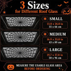 Halloween Sunroof Shadow Decal – Spooky Spider Web & Bat Designs