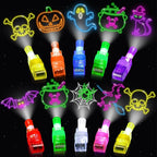 Halloween LED Finger Projector Lights – 40 or 100 Pack