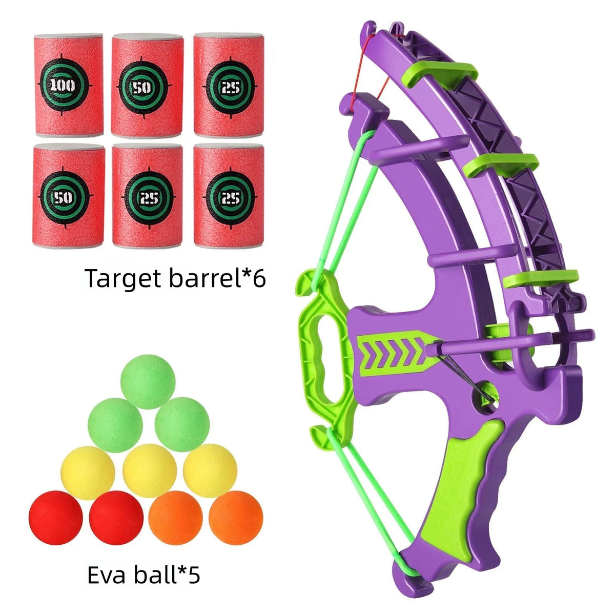Kids Bow & Arrow Target Game – Sticky Ball Archery Play Set