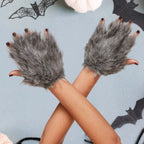 Furry Werewolf Claw Gloves – Halloween Costume Paws
