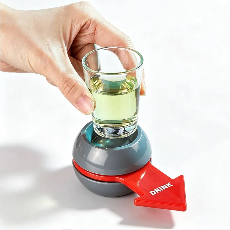 Spin the Shot Drinking Game – Funny Arrow Spinner Shot Glass