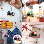 American Football Helmet & Ball Keychain – 2D Acrylic Sports Charm