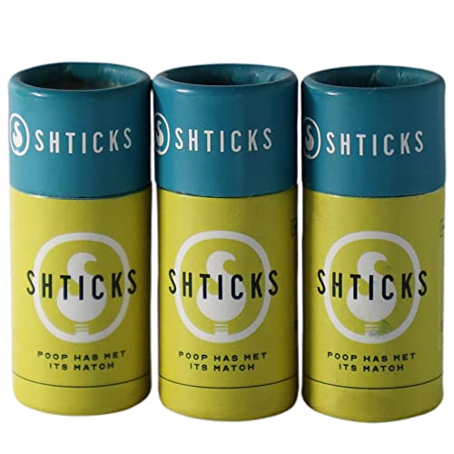 Shticks “Shit Has Met Its Match” Funny Bathroom Matches – 3 Pack