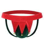 Men’s Christmas Elf Thong with Jingle Bells
