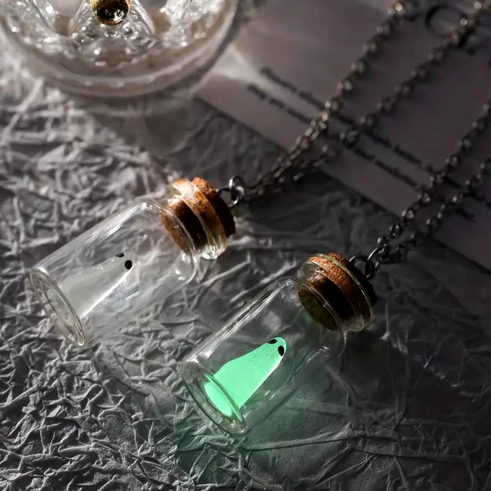 Adopt-a-Ghost Bottle Necklace 👻