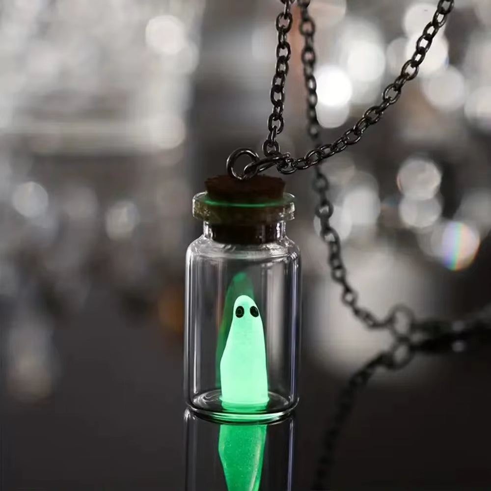 Adopt-a-Ghost Bottle Necklace 👻